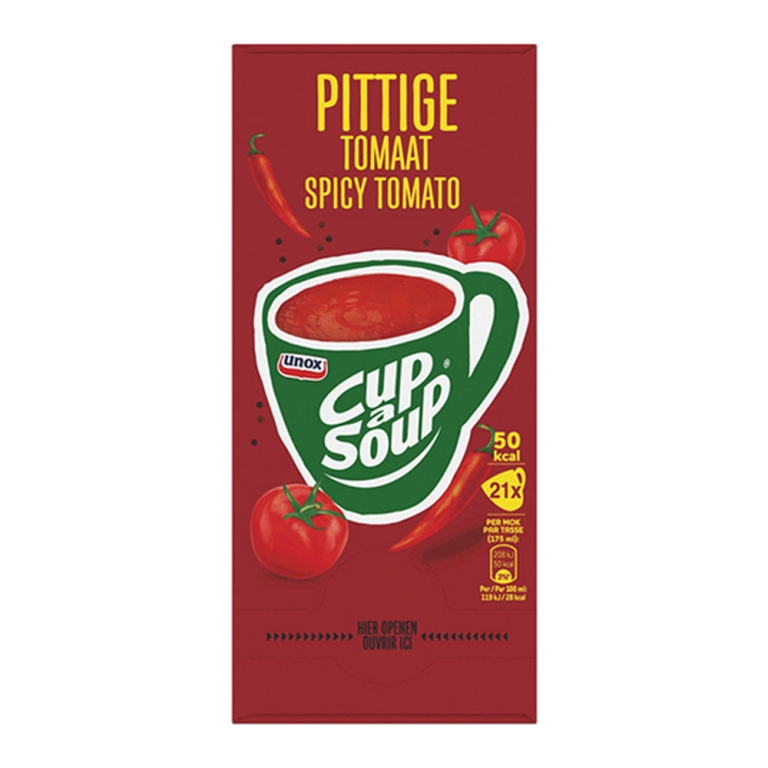 Cup-a-Soup - Pittige tomaat - 21x 175ml