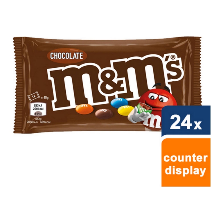 M&M's - Chocolate - 24 zakjes