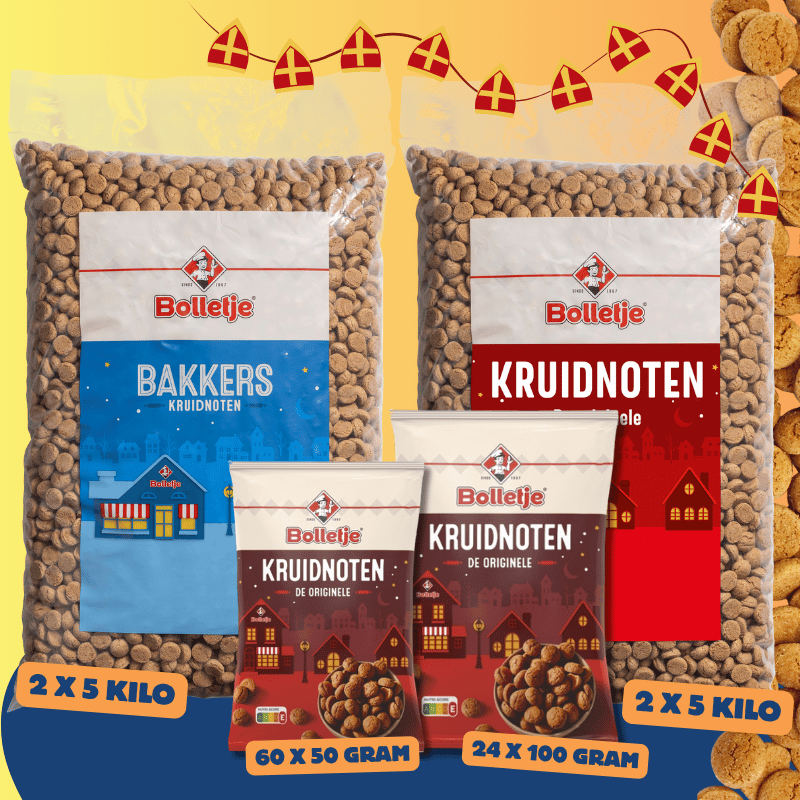 Bolletje Kruidnoten in alle formaten