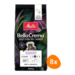 Melitta - BellaCrema Selectie van het jaar 2024 Bonen - 8x 1kg
