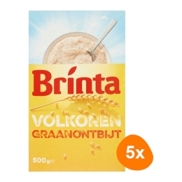 Brinta -  Volkoren graanontbijt - 5x 500g