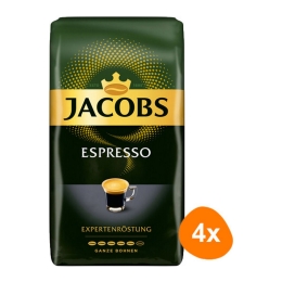 Jacobs - Expertenröstung Espresso Bonen - 4x 1kg