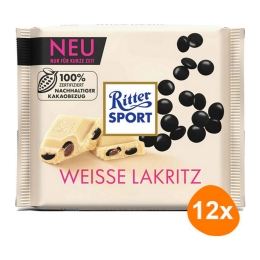 Ritter Sport - Drop Witte Chocolade - 12x 100g