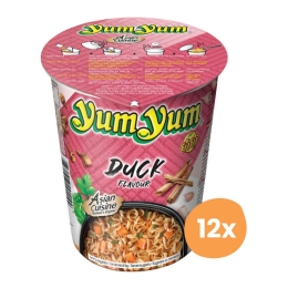 Yum Yum | Eend Noedels Cup | 12 x 70 gram