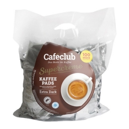 Caféclub - Supercreme Koffiepads Extra Dark - 100 pads
