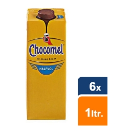 Chocomel Halfvol - 6x 1 ltr