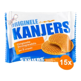 Kanjers - Orginele Stroopwafels - 15x 2 stuks