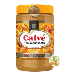 Calvé - Pindakaas met stukjes pinda - 1kg