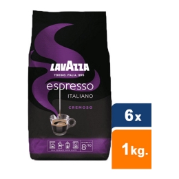 Lavazza - Espresso Italiano Cremoso Bonen - 6x 1 kg 