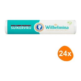 Fortuin - Wilhelmina Peppermunt Suikervrij Vegan - 24 Rollen