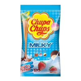 Chupa Chups - Lolly's Milky (Navulzak) - 120 stuks