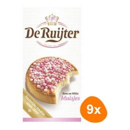 De Ruijter - Roze & Witte Muisjes - 9x 330g