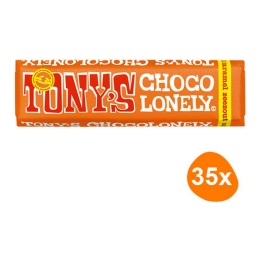 Tony's Chocolonely - Melk karamel zeezout - 35x 47g