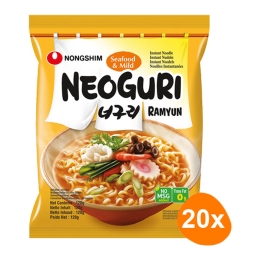 Nongshim - Instant Noedels Neoguri Seafood & Mild - 20 zakjes