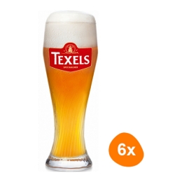 Texels - Skuumkoppe bierglas 300ml - 6 stuks
