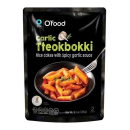 O'food - Knoflook Tteokbokki (Rijstcake) - 260g