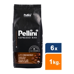 Pellini - Espresso Bar N. 9 Cremoso Bonen - 6x 1 kg 