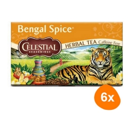 Celestial Seasonings - Bengal Spice Herbal Tea - 6x 20 zakjes