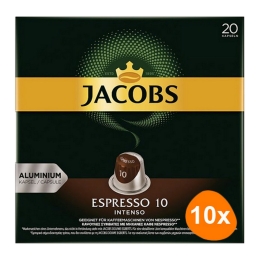 Jacobs - Espresso Intenso - 10x 20 Capsules 