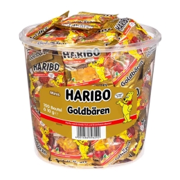 Haribo - Goudberen - 100 Mini zakjes