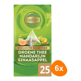 Lipton - Exclusive Selection Groene thee Mandarijn Sinaasappel - 6x 25 zakjes