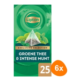 Lipton - Exclusive Selection Subtiele munt - 6x 25 zakjes