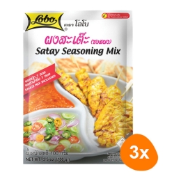 Lobo - Sate Marinade & Saus - 3x 100g