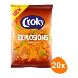 Croky - Explosions Thai Curry - 20 Minizakjes
