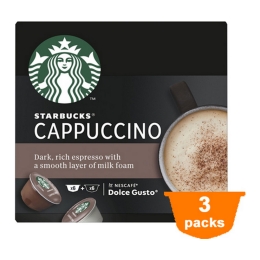 Starbucks - Cappuccino by Nescafé Dolce Gusto - 3x 12 Capsules