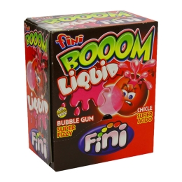 Fini - Booom liquid Bubble Gum Aardbei - 200 stuks
