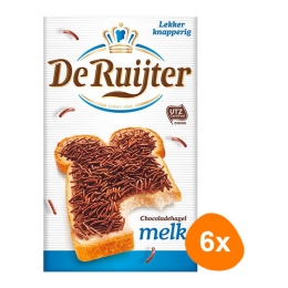 De Ruijter - Chocoladehagel melk - 6x 390g