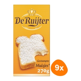 De Ruijter - Gestampte muisjes - 9x 270g
