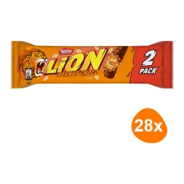 Lion - Chocoladereep Peanut (2-pack) - 28 Repen
