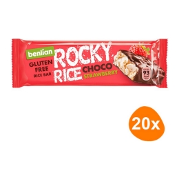 Benlian - Rocky Rice Choco Strawberry - 20 Repen