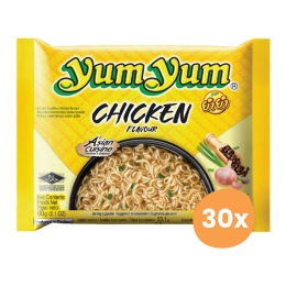 Yum Yum | Kip Noedels Zakje | 30 x 60 gram