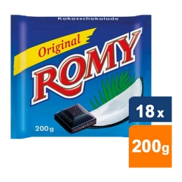 Romy - Original Kokos Chocolade - 18x 200g