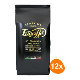Lucaffé - Mr. Exclusive 100% Arabica Bonen - 12x 1kg