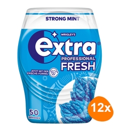 Wrigley's - Extra Professional Fresh Strong Mint - 12x 50 stuks