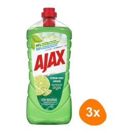 Ajax - Allesreiniger Lemon - 3x 1,25ltr