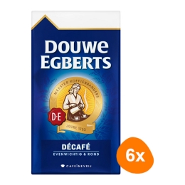 Douwe Egberts - Décafé Gemalen Koffie - 6x 500g