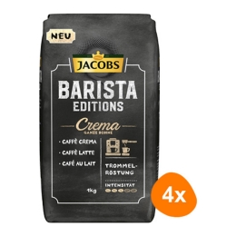 Jacobs - Barista Editions Crema Bonen - 4x 1kg