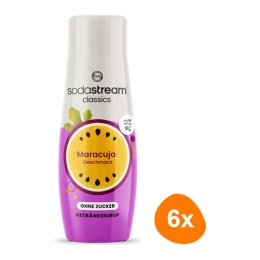SodaStream - Passievrucht Suikervrij Siroop - 6x 440ml
