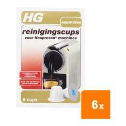 HG - Reinigingscups voor Nespresso ® machines - 6x 6 Capsules