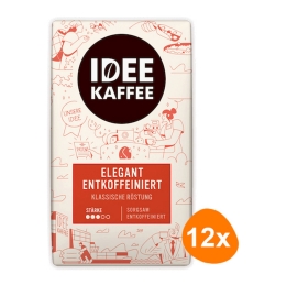 Idee Kaffee - Cafeïnevrij Gemalen Koffie - 12x 500g