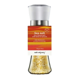 Salt Odyssey - Zeezout van Messolonghi met Citroen & Kurkuma (Molen) - 190g