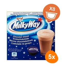 Milky Way - Warme Chocoladedrank (Dolce Gusto Compatible) - 5x 8 Capsules