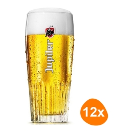 Jupiler - Bierglas 250ml - 12 stuks