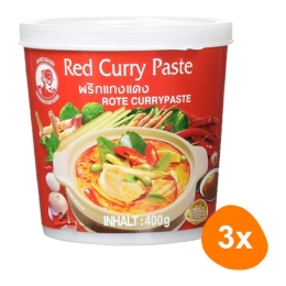 Cock Brand - Rode Currypasta - 3x 400g