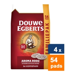 Douwe Egbert - Aroma Rood - 4x 54 pads