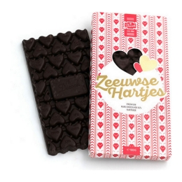 JB Diesch - Zeeuwse Hartjes Reep Puur 72% - 12 x 100 gram